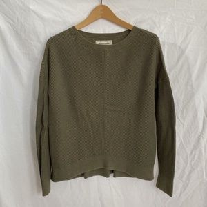 Abercrombie & Fitch Dark olive Green Relaxed Crew Sweater